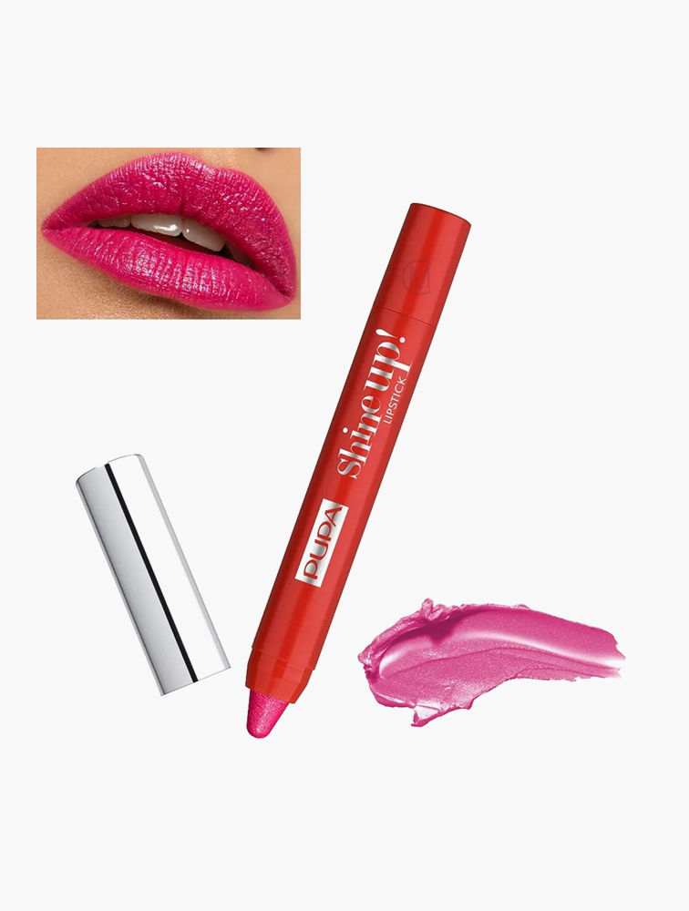Pupa Milano Shine Up! Lippenstift – 006 Cosmopolitan Babe, 1,6 G | Mit Schimmerndem Finish & Präziser Spitze